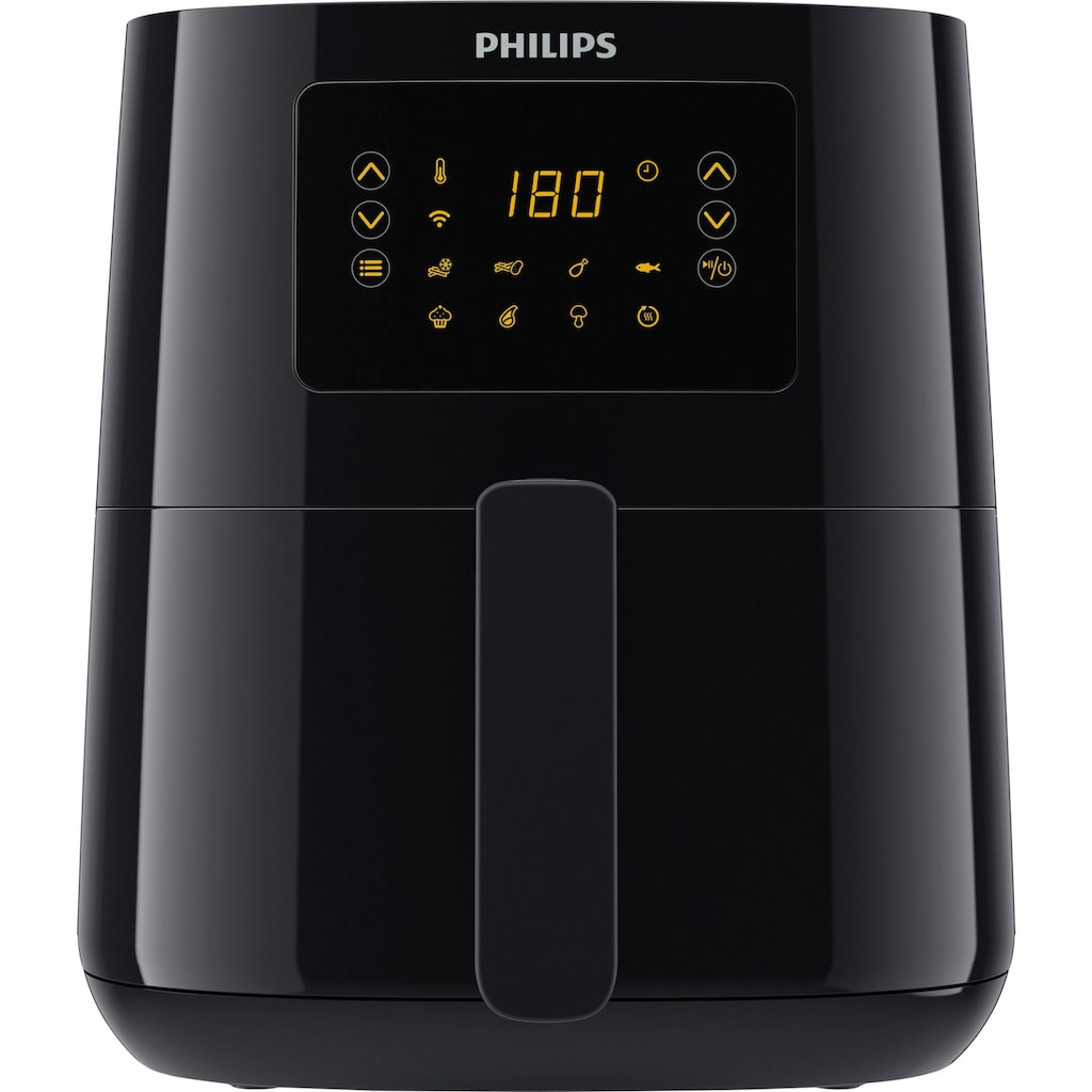 Philips Heißluftfritteuse »Airfryer HD9255/90, 4,2 l«, 1400 W, Fassungsvermögen 4,1 l, Rapid Air Heißlufttechnologie, WiFi Konnektivität, Warmhaltefunktion