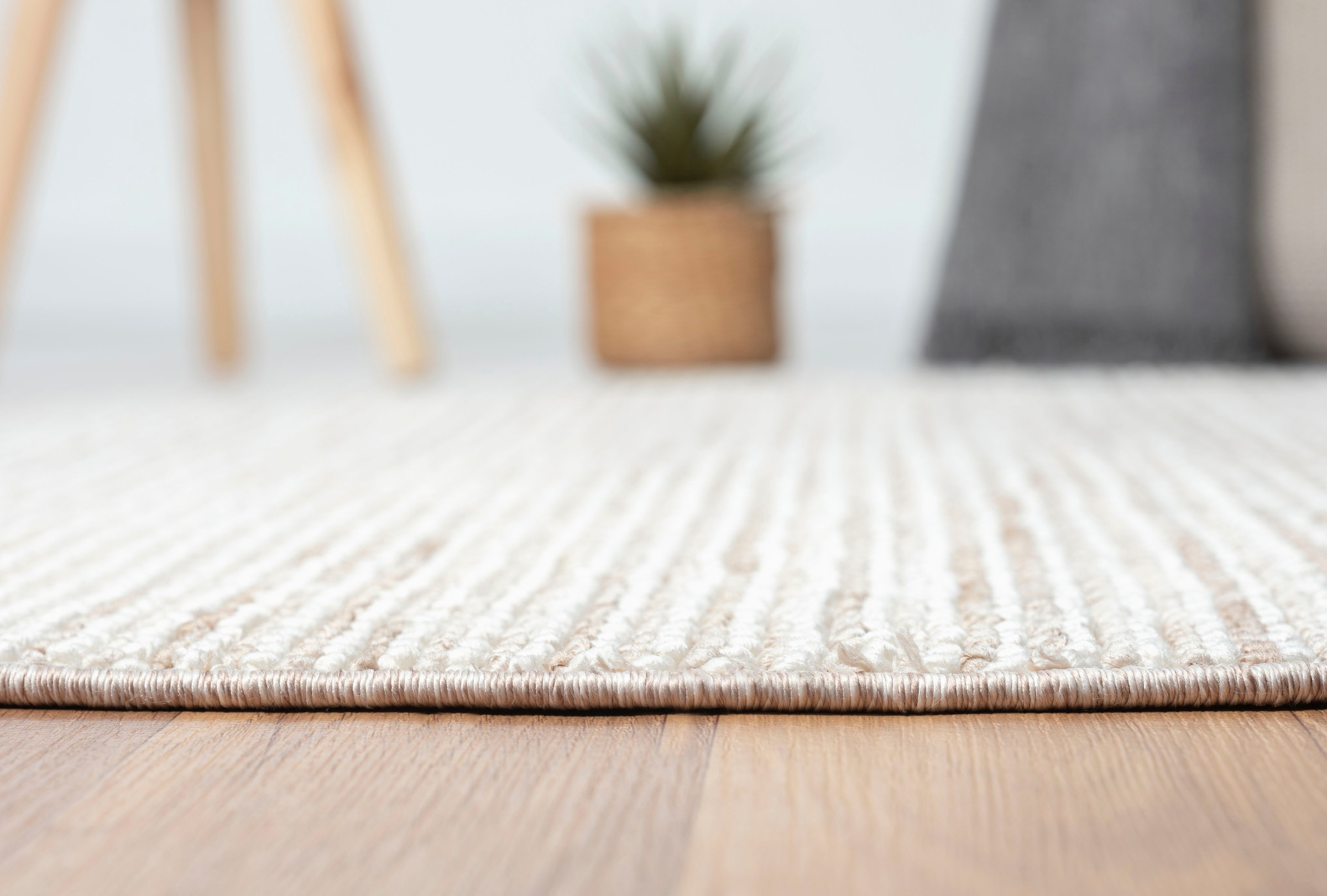 Myflair Möbel & Accessoires Teppich »Ava«, rund, 7 mm Höhe, Uni Farben, meliert, Sisal-Optik, auch in rechteckig erhältlich