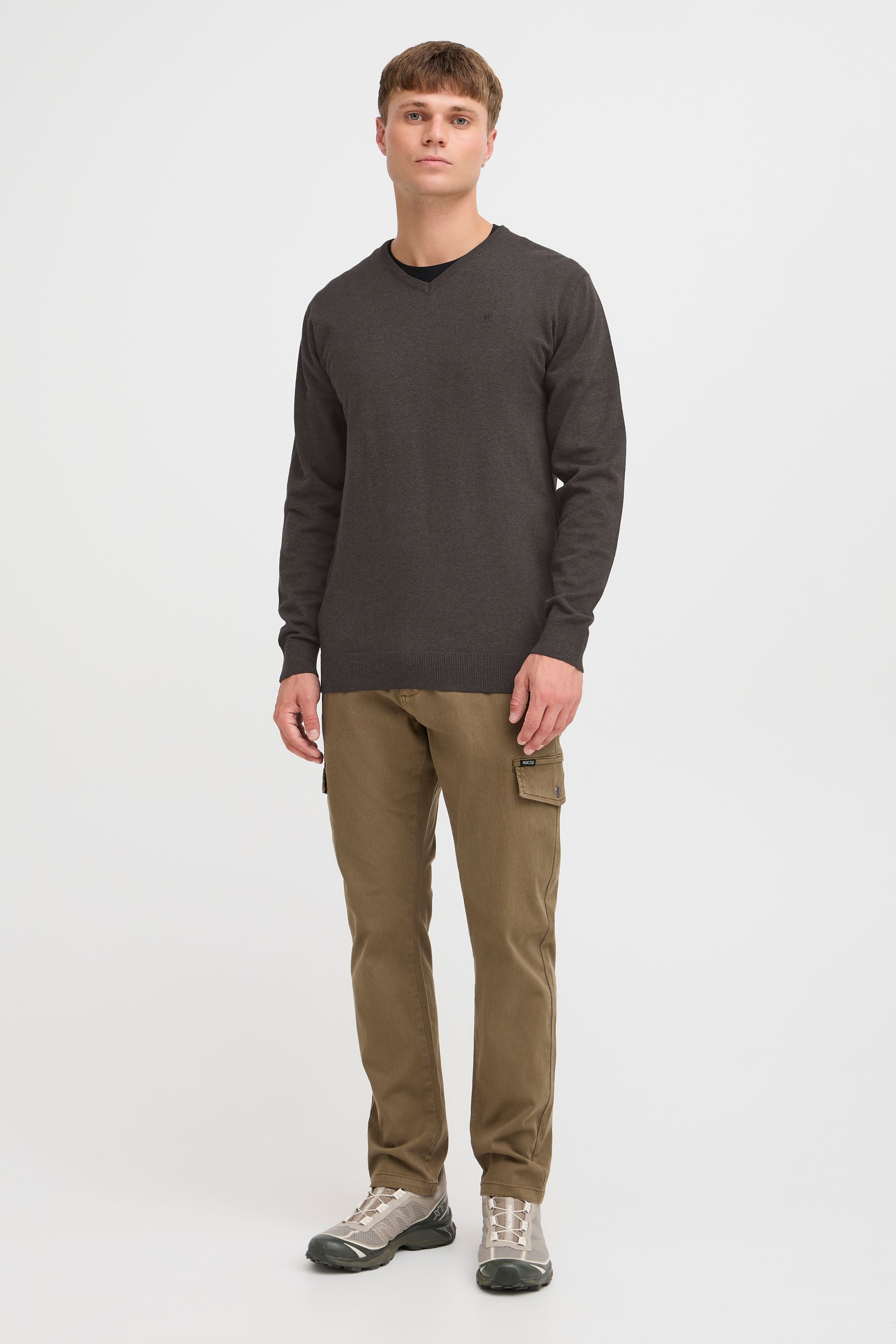 Indicode Strickfleece-Pullover »Strickpullover IDBellix«