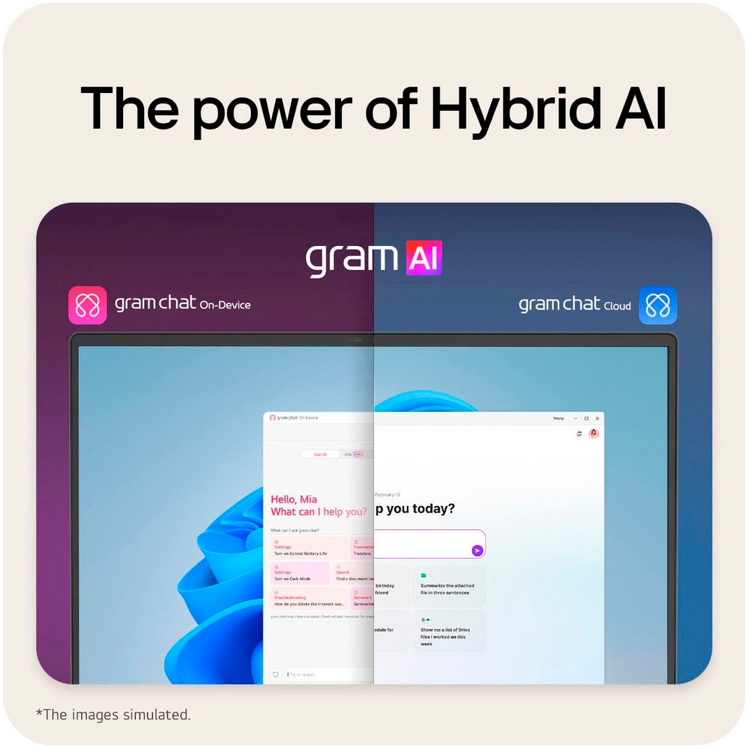 LG Notebook »Gram Pro 17"« 43,18 cm / 17 ″ Intel Core Ultra 7 GeForce RTX 5050 2.000 GB SSD