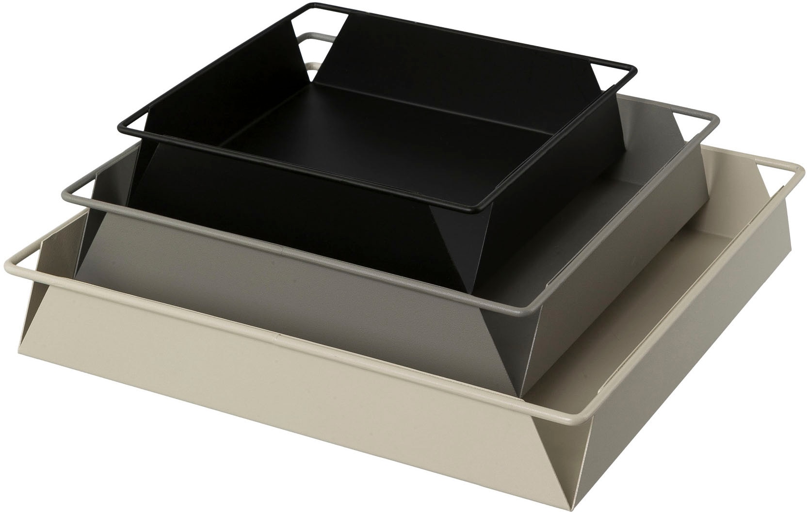 Creativ home Dekotablett "Tablett" mit quadratischer Form
