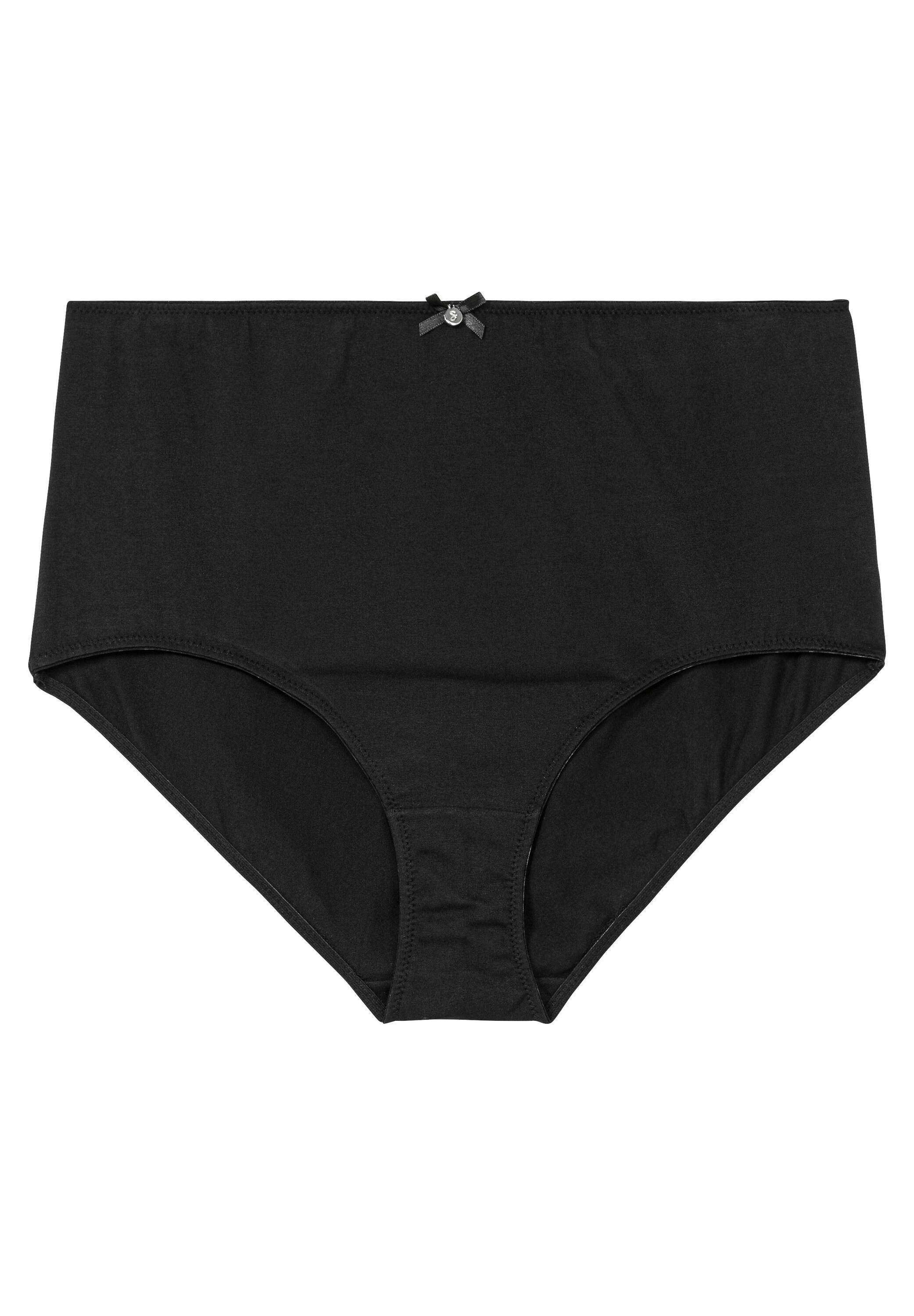 Sheego Taillenslip »High-Waist-Slip Slip im 3er Pack, mit Zierschleife vorne 3 Stück« 3 Stk.