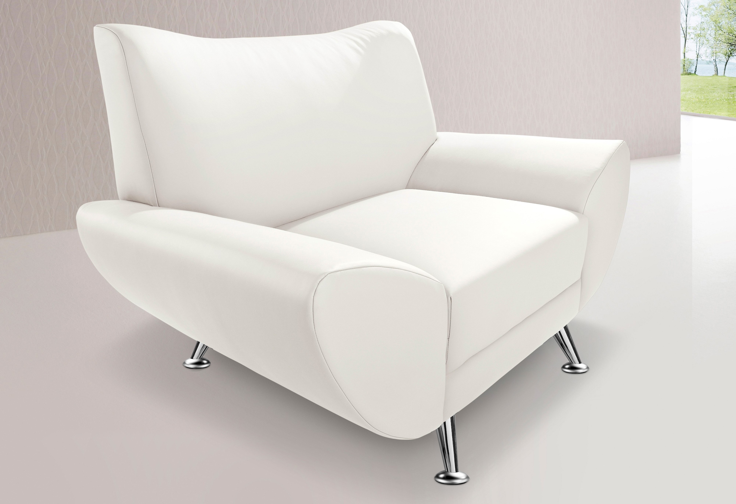 Home affaire Sessel »Saltare elegant und komfortabel, toller Designfuß, Breite 112cm«