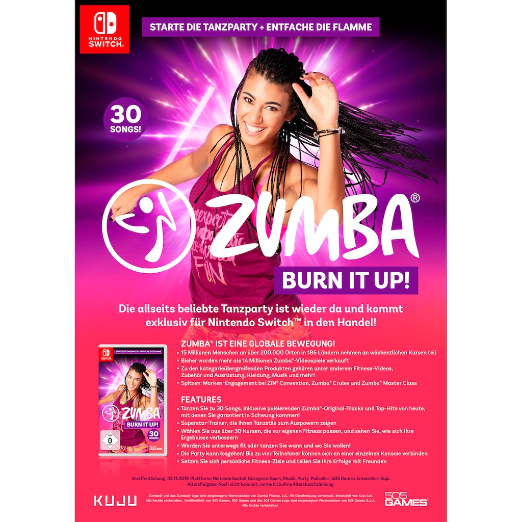 505 GAMES Spielesoftware »ZUMBA® BURN IT UP!«, Nintendo Switch