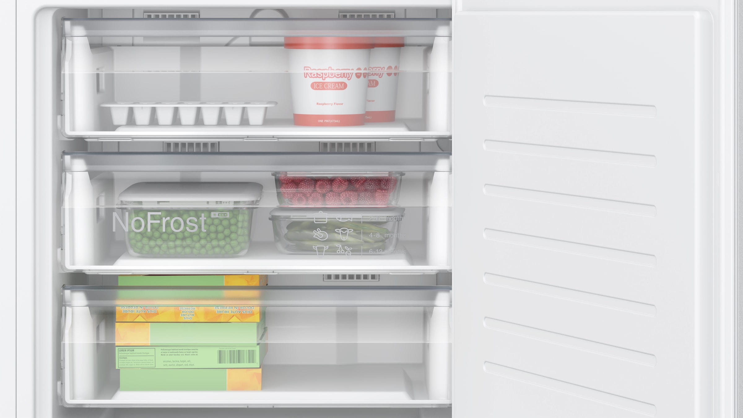 BOSCH Einbaugefrierschrank Serie 6 »GUN21ADE0«, 82 cm hoch, 59,8 cm breit