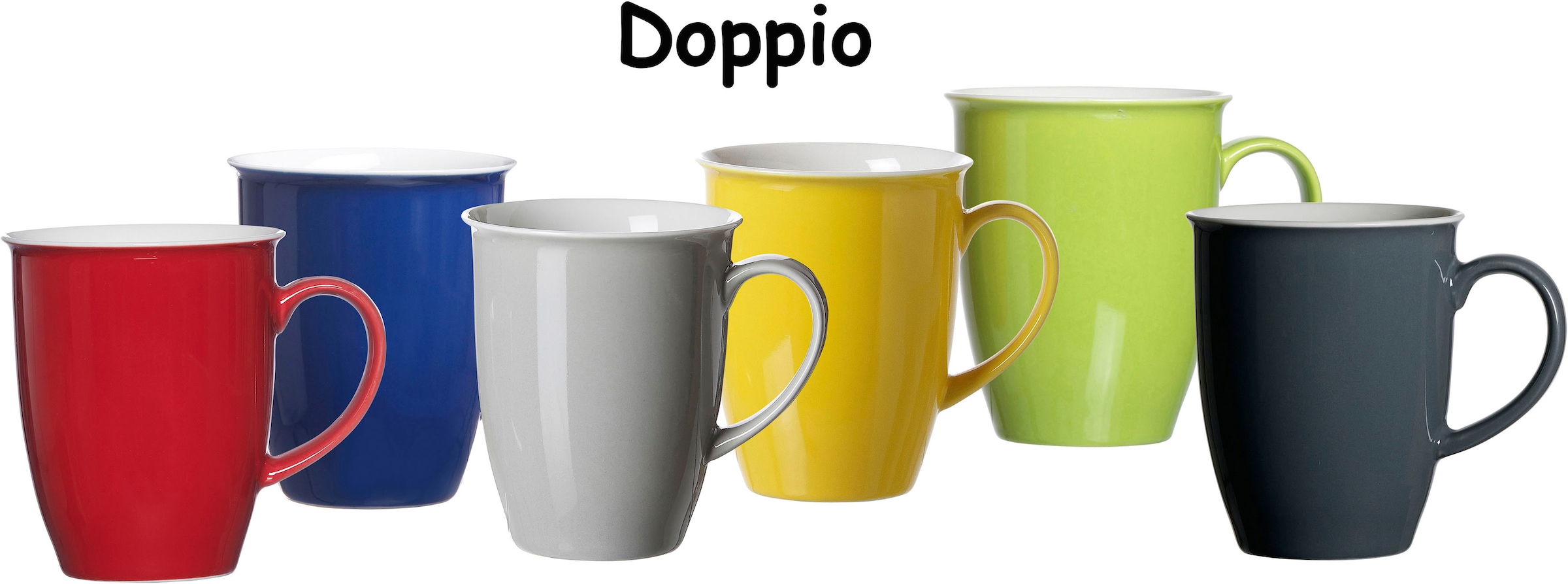 Ritzenhoff & Breker Kaffeeservice »Doppio«, (Set, 12 tlg.), Geschirr-Set