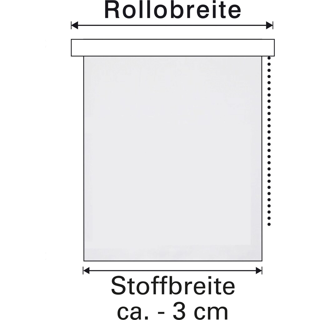 GARDINIA Seitenzugrollo »EASYFIX Rollo Dekor Stickerei«, Lichtschutz, ohne Bohren