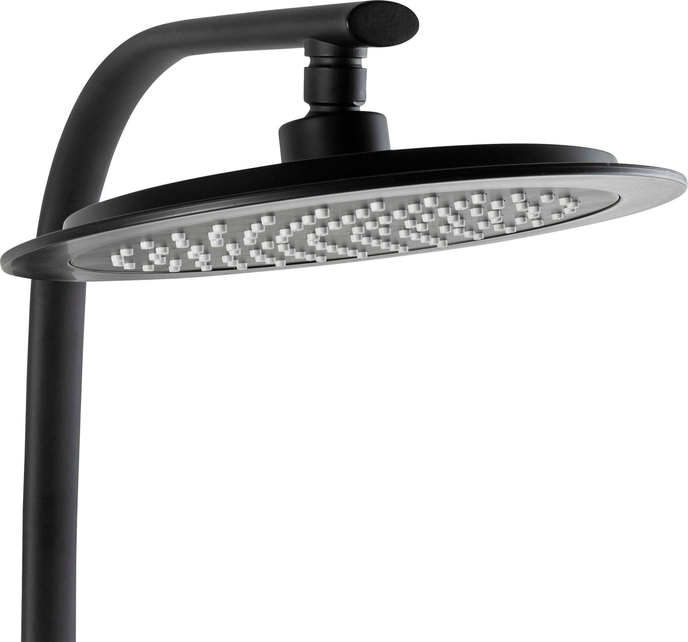 CORNAT Badarmatur »Dusch-Komplettsystem "Noir Style"« Black Edition, mit Thermostatarmatur, Handbrause mit 5 Strahlarten