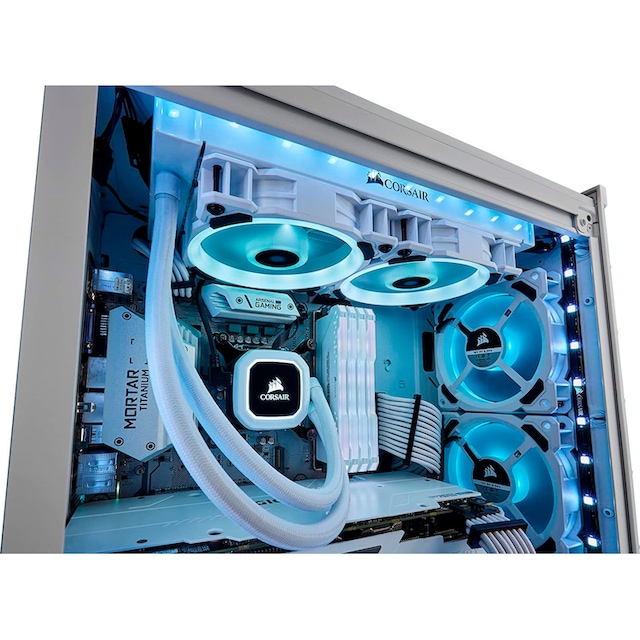 Corsair Computer-Kühler »LL120 RGB LED PMW Fan White Single Pack«, (1 St.)  ➥ 3 Jahre XXL Garantie | UNIVERSAL