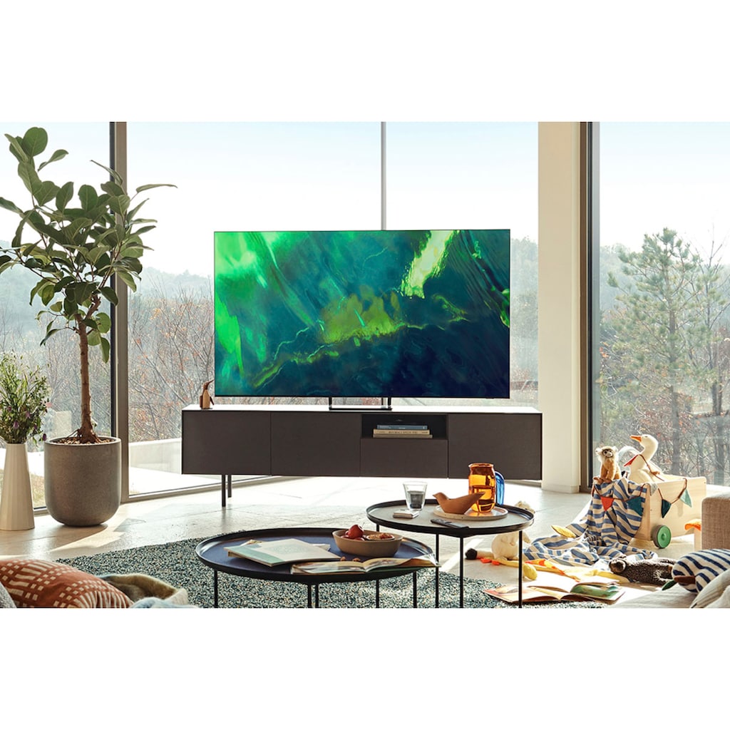 Samsung QLED-Fernseher »GQ85Q70AAT«, 214 cm/85 Zoll, 4K Ultra HD, Smart-TV, Quantum HDR,Quantum Prozessor 4K,Dual LED,100% Farbvolumen