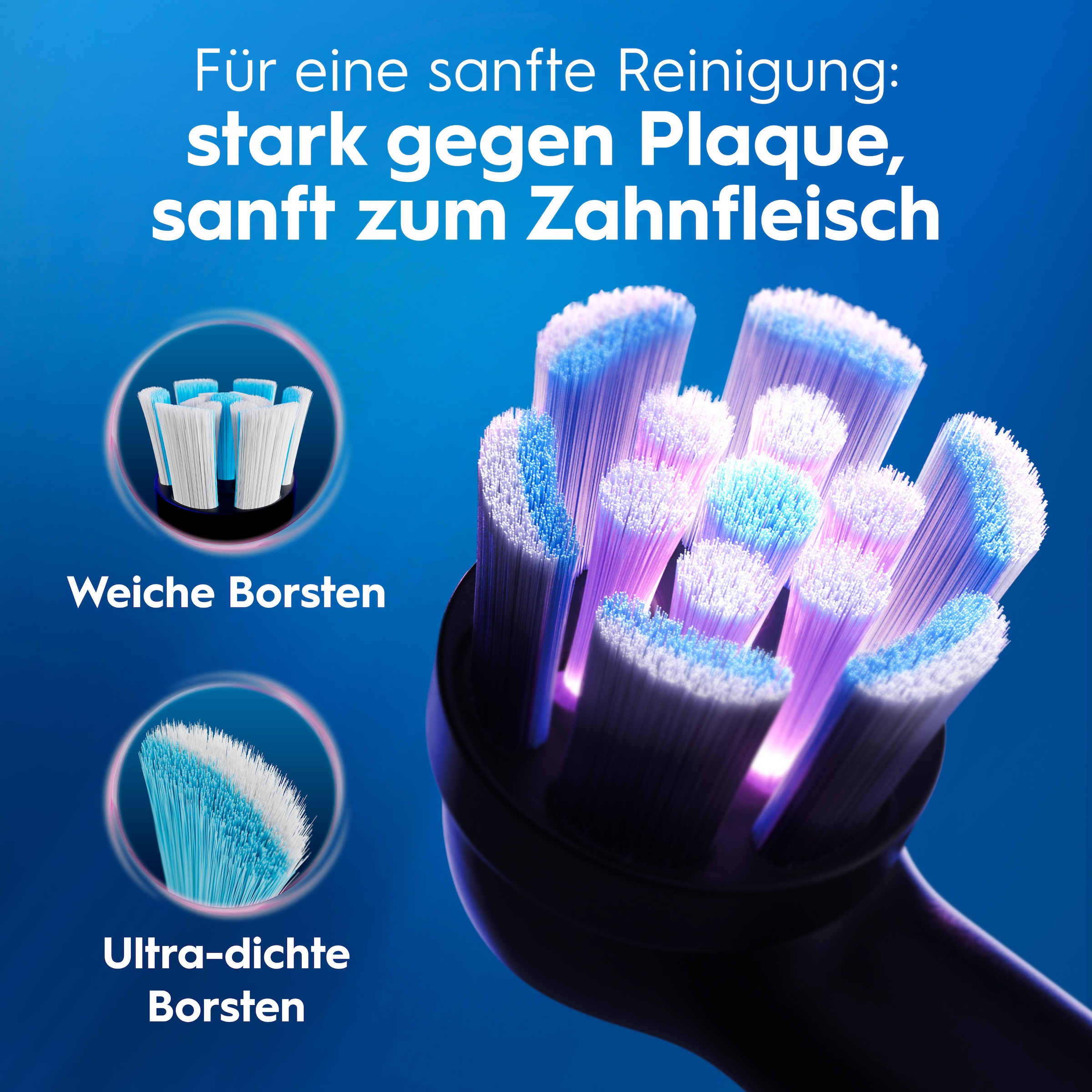 Oral-B Elektrische Zahnbürste »Oral-B iO Series 2« 1 Stk. Aufsteckbürsten für die sanfte Reinigung