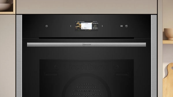 NEFF Einbaubackofen N 90 »B24FS33N0«, mit Teleskopauszug nachrüstbar, ecoClean, AirFry-Funktion