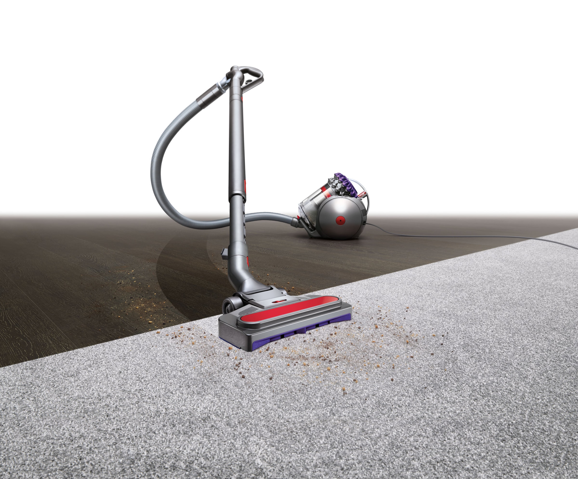 DYSON Bodenstaubsauger »Dyson Big Ball™ Parquet 2 (Nickel/Violett)«, 600 W, beutellos