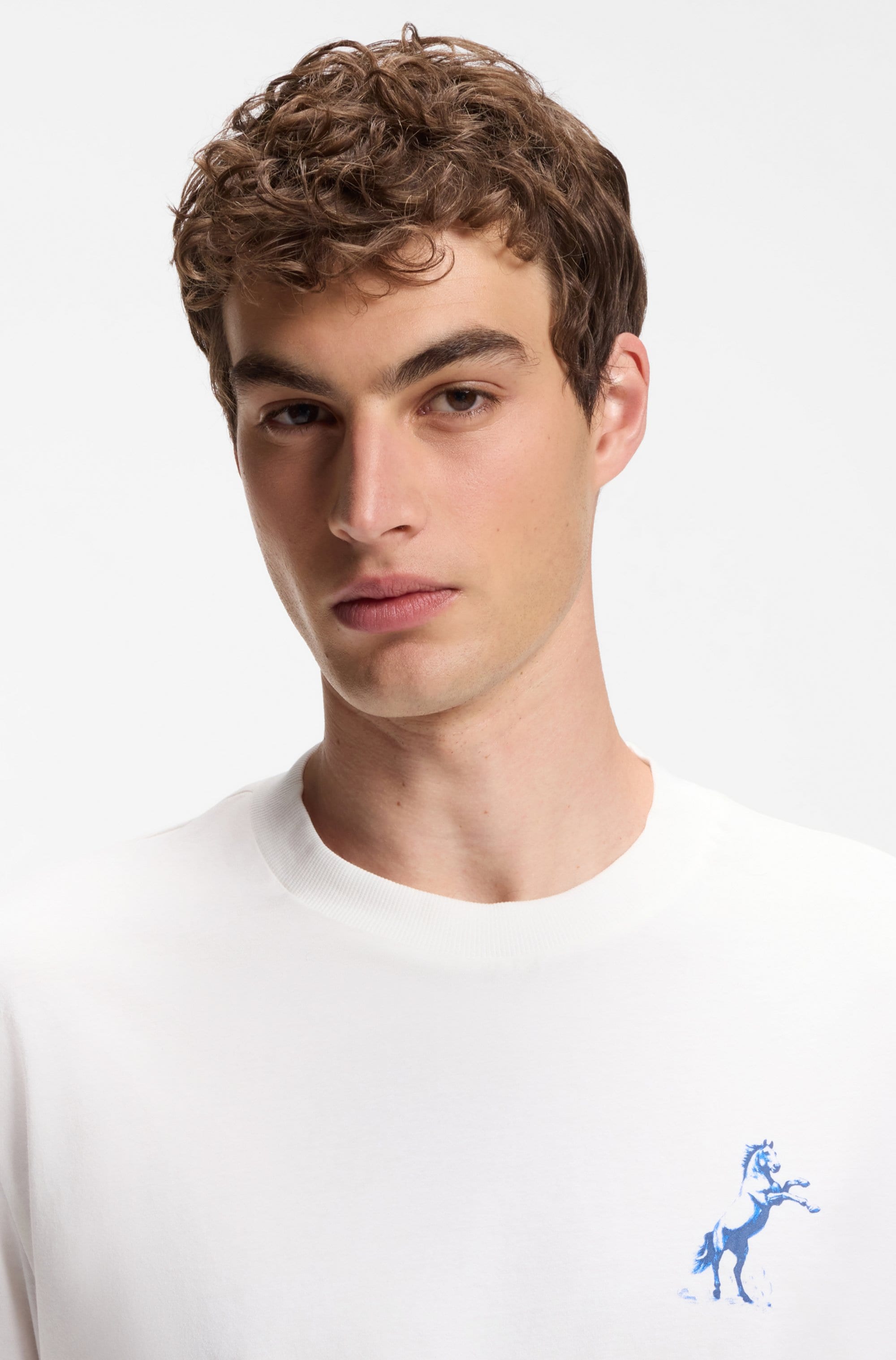 HUGO T-Shirt »Noxwash« Rundhalsausschnitt, Regular Fit, reine Baumwolle