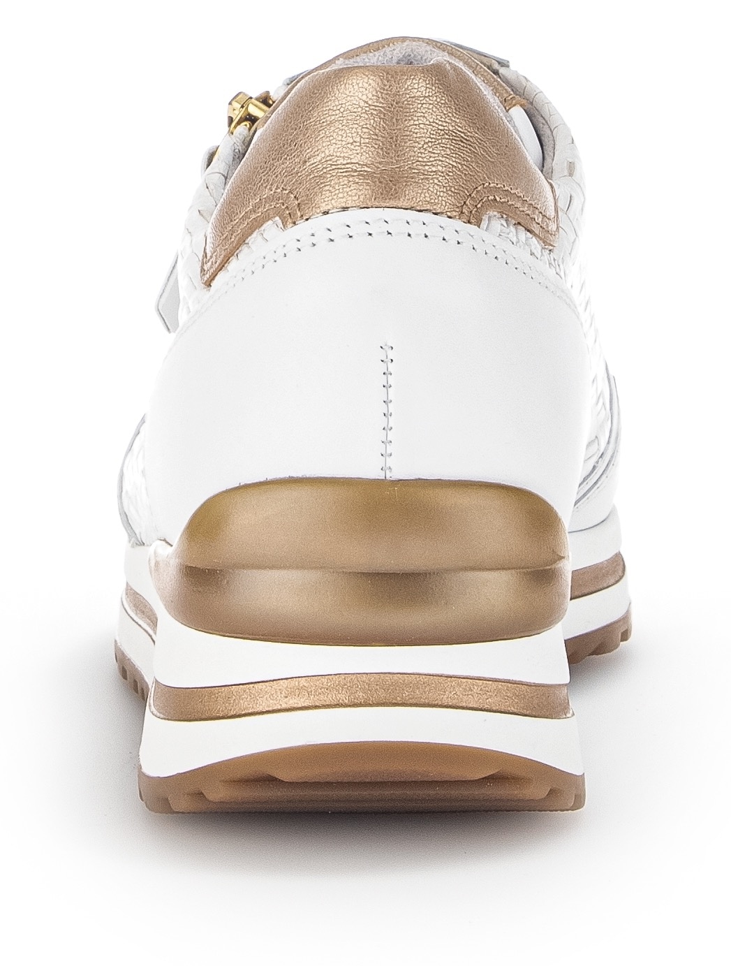 Gabor Keilsneaker »TURIN«, Freizeitschuh, Halbschuh, Schnürschuh mit schönen Metallic-Details