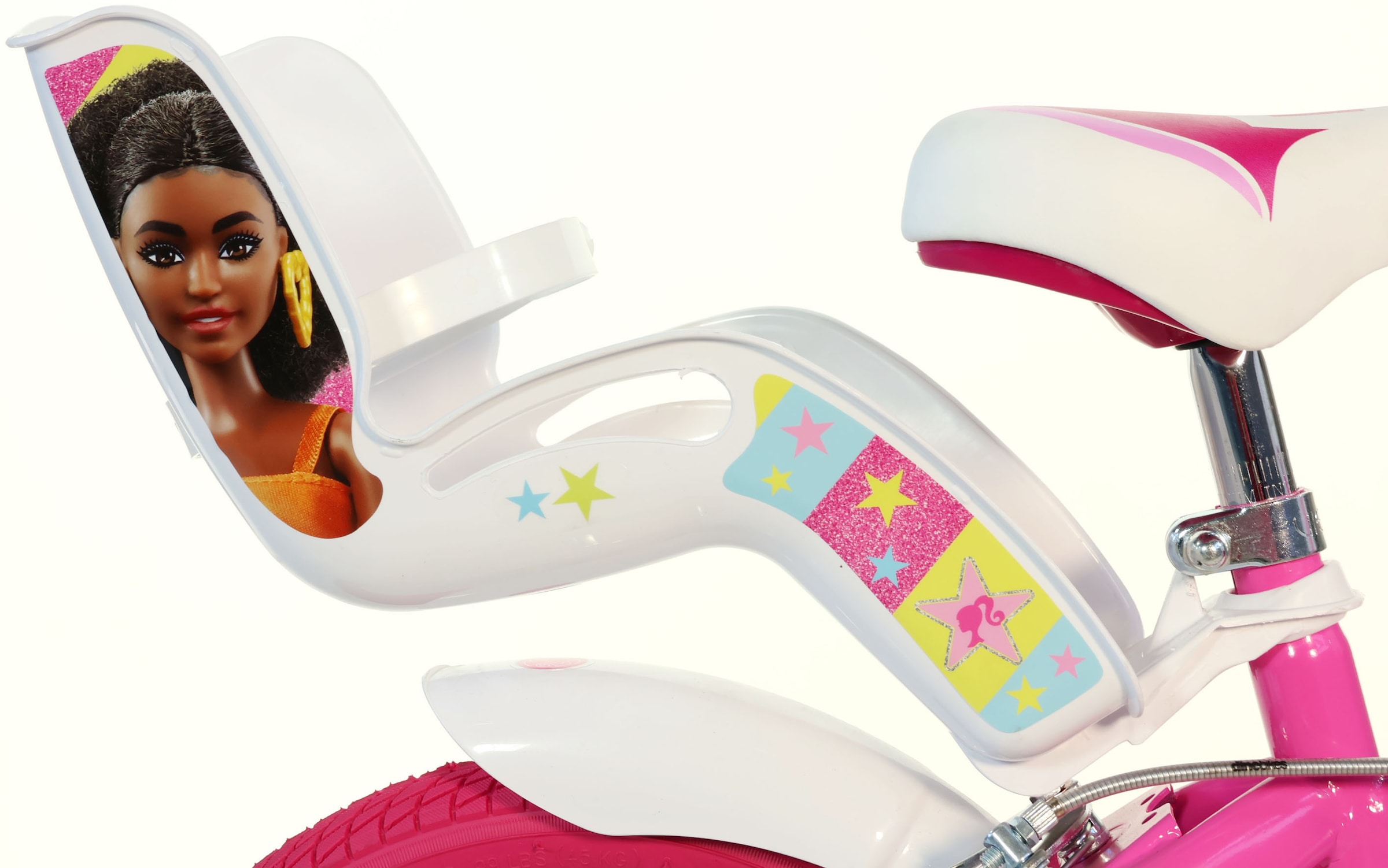 Dino Bikes Kinderfahrrad »Barbie 16" Kinderfahrrad 4-7 Jahre« 1 Gang ohne Schaltung