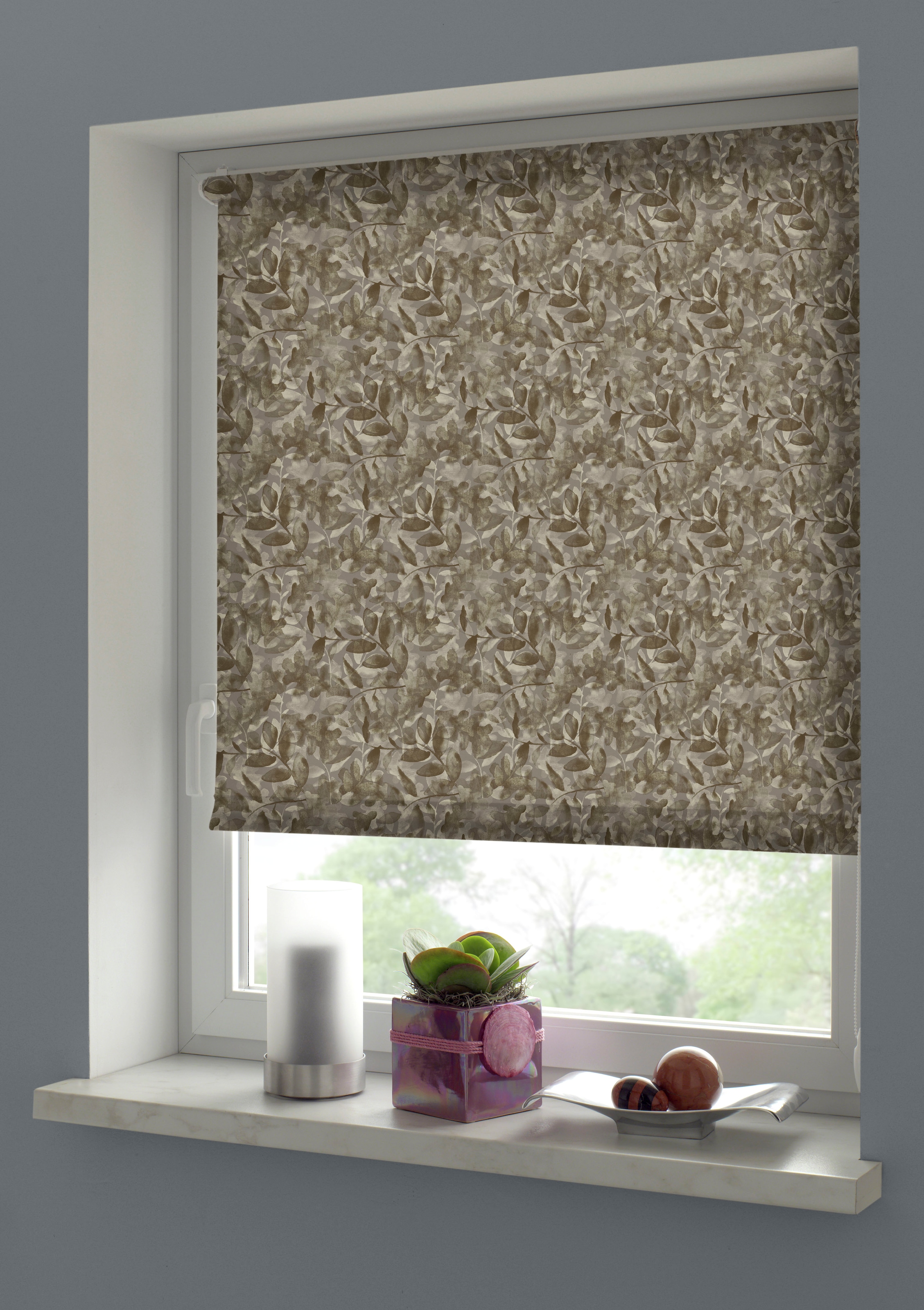 GARDINIA Seitenzugrollo »Easyfix Rollo Dekor Natural Camouflage«, Lichtschutz, Sichtschutz, mit Bohren/ohne Bohren, freihängend, mit Camouflage Motiv