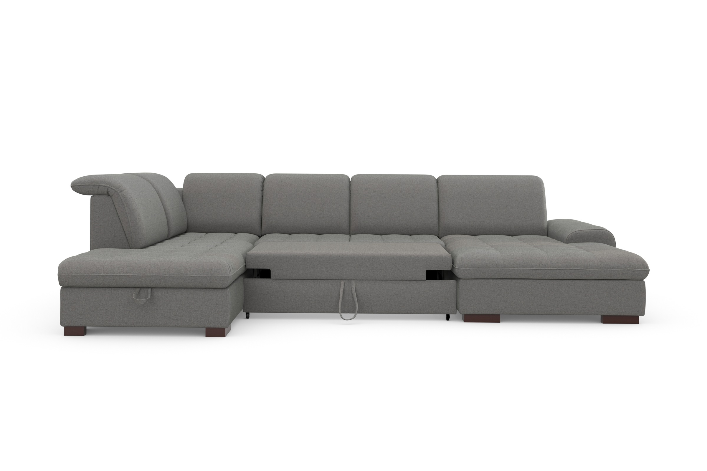sit&more Wohnlandschaft »Luxor U-Form«, wahlweise mit Bettfunktion, Bettkasten und Kopfteilverstellung