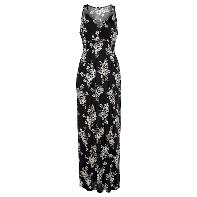 LASCANA Maxikleid, mit Blumenprint bei ♕