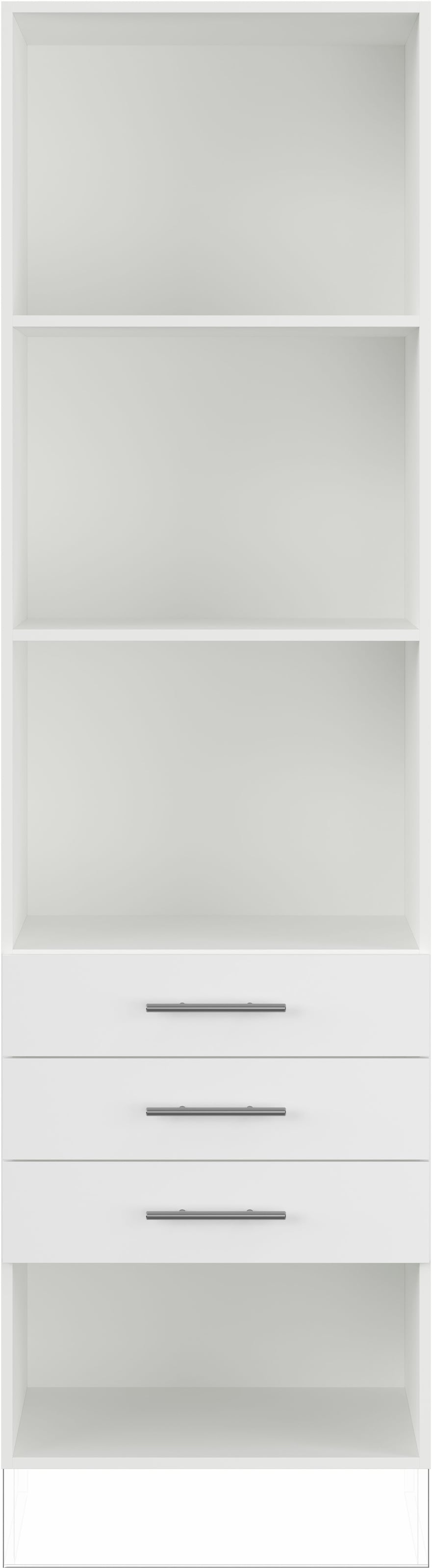 IMPULS KÜCHEN Seitenschrank »"Valencia", Breite/Höhe: 60/205,1 cm, mit Soft-Close«, vormontiert, mit Schubkästen, mit verstellbaren Fachböden