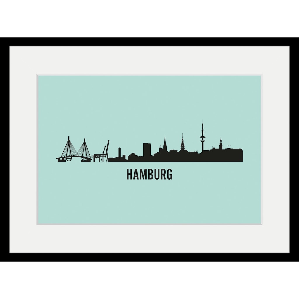 queence Bild »Hamburg Skyline«, Städte, (1 St.)