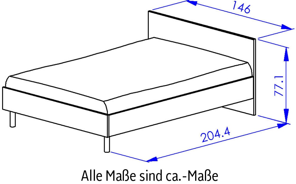 Gami Schlafzimmer-Set »RITMO SCHLAFZIMMER SET 1« 7 Stk. tlg. Ein Schlafzimmer im zeitlosen Stil mit vielen praktischen Lösungen!