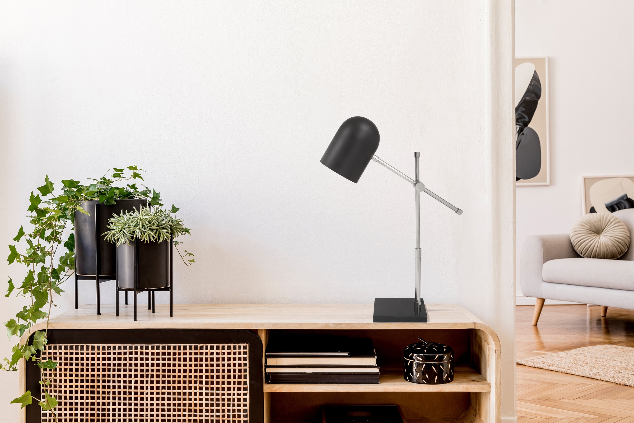 Kayoom Tischleuchte »Tischlampe Celeste 125«, 1 flammig, Leuchtmittel E27 | ohne Leuchtmittel, harmonisch, modern, vielseitig kombinierbar