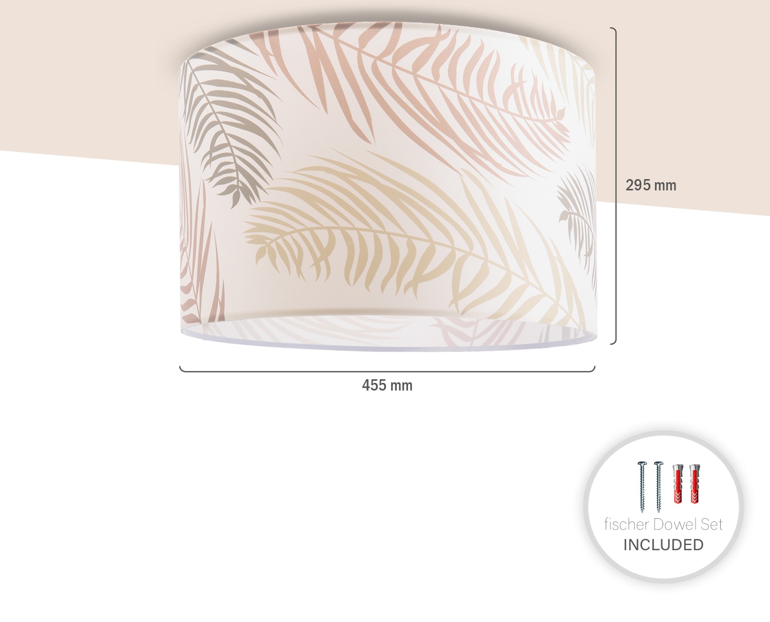 Paco Home Deckenleuchte »Kuba 123« E27 Led Lampe Deckenlampe Wohnzimmer Deko Wohnzimmer Deckenleuchte Palmen