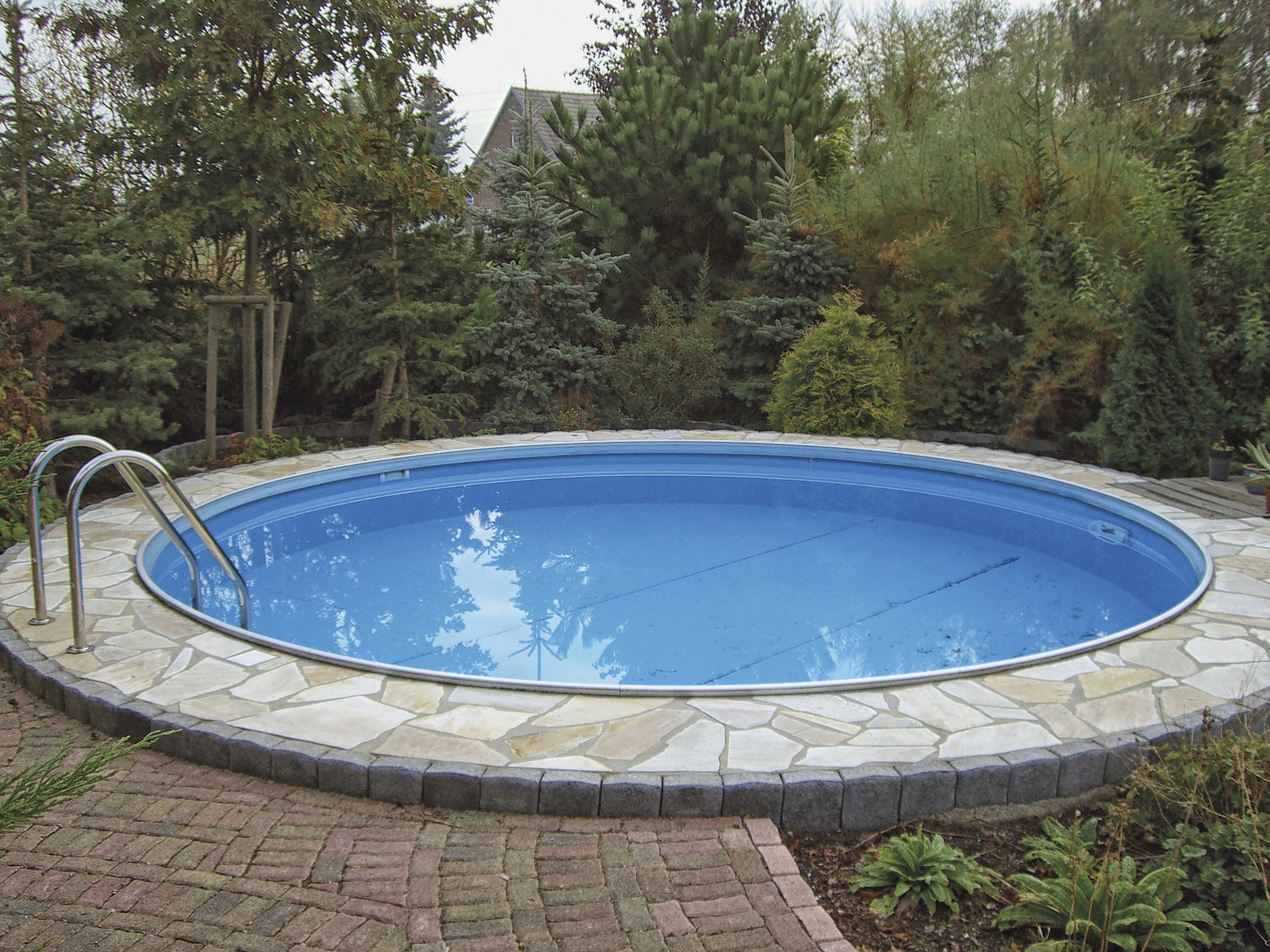 KONIFERA Rundpool »Bahamas II«, (Set, 9 tlg.), verschiedene Größen, für den Volleinbau