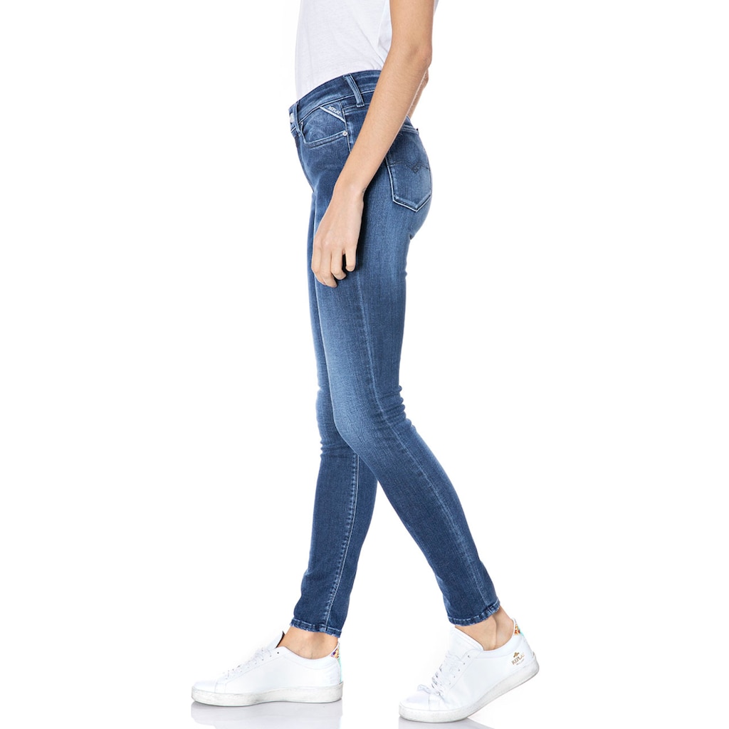 Replay Skinny-fit-Jeans »Luzien«, HYPERFLEX STRETCH DENIM - RE USED