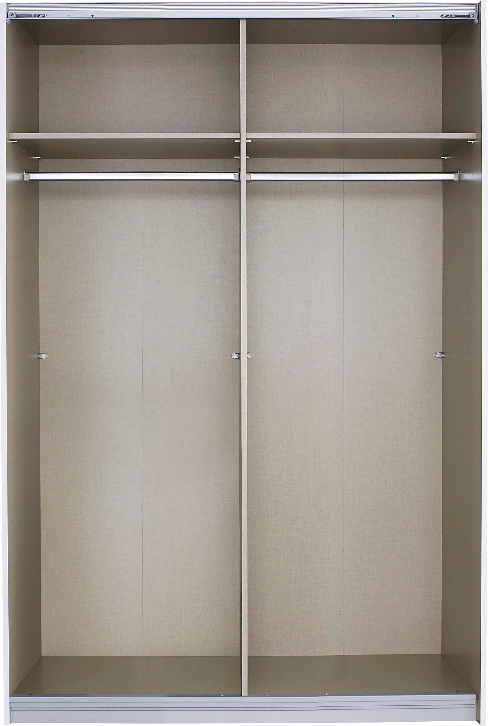 rauch Schwebetürenschrank »Quadra Bestseller Schlafzimmerschrank in vielen Breiten« Kleiderschrank Garderobenschrank Schrank mit Glaselementen