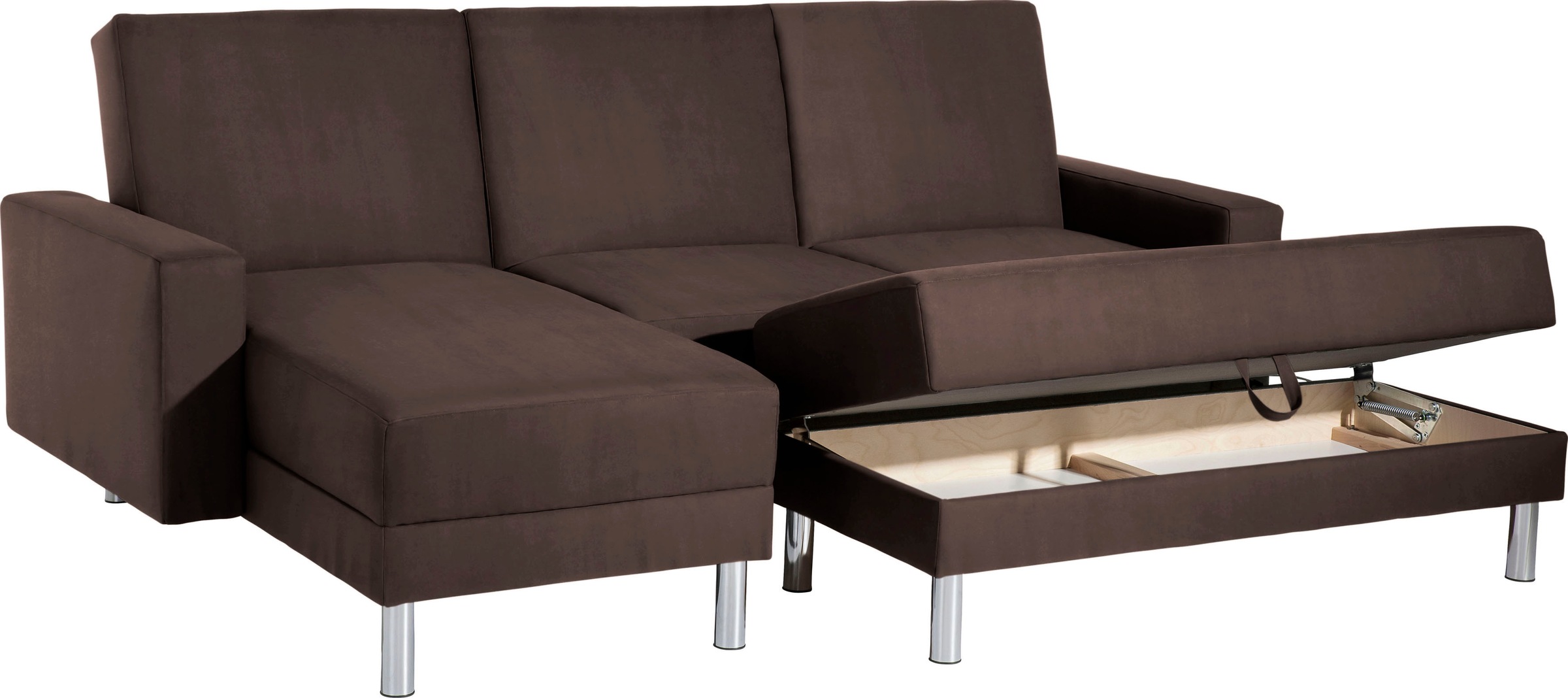 Max Winzer® Schlafsofa »Just Fresh«, mit Rückenverstellung, inklusive Stauraumhocker