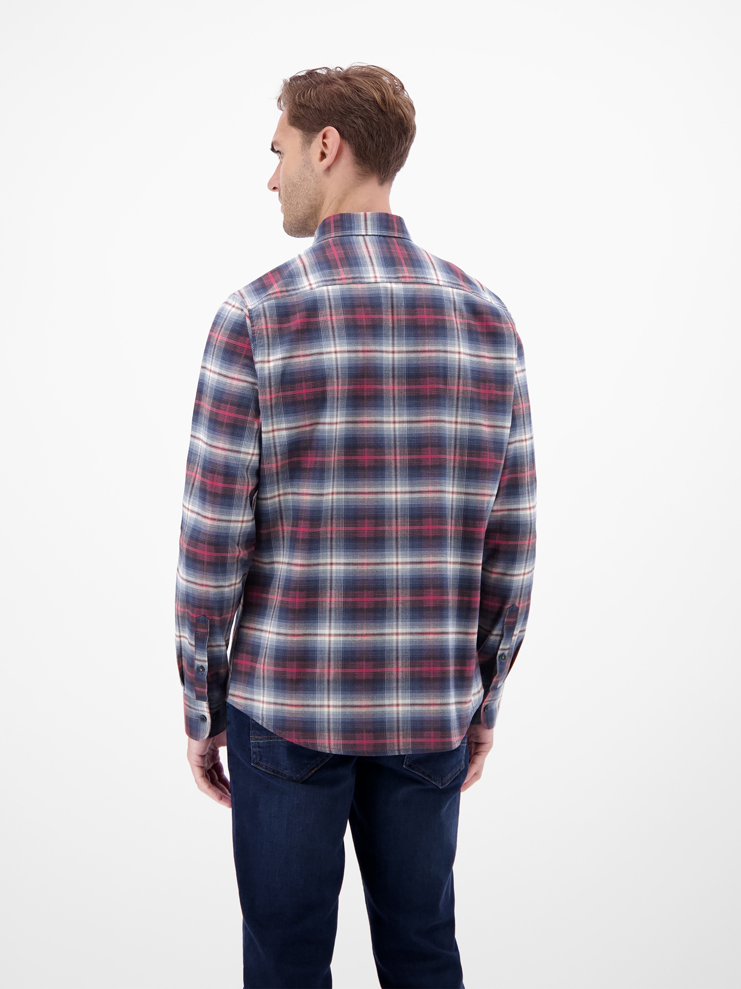 LERROS Flanellhemd »LERROS Herren Flanellhemd - Klassisch. Cool. Kombinierbar.«