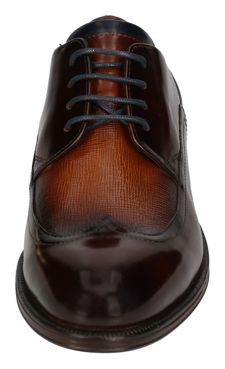bugatti Schnürschuh, mit Ziernähten, Freizeitschuh, Halbschuh, Schnürschuh