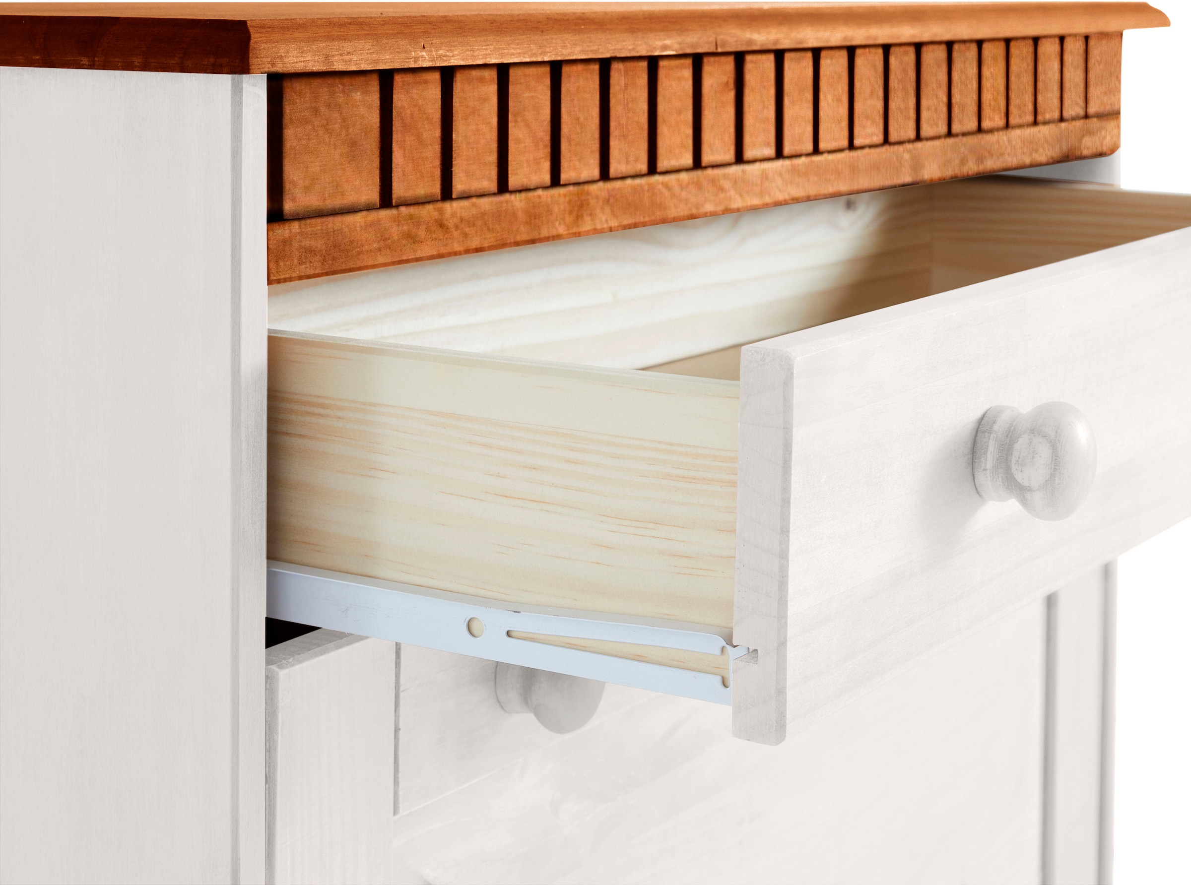 Home affaire Schuhschrank »Lisa«, mit 1 Schubkasten und 2 Klappen, Höhe 105 cm, Breite 75 cm