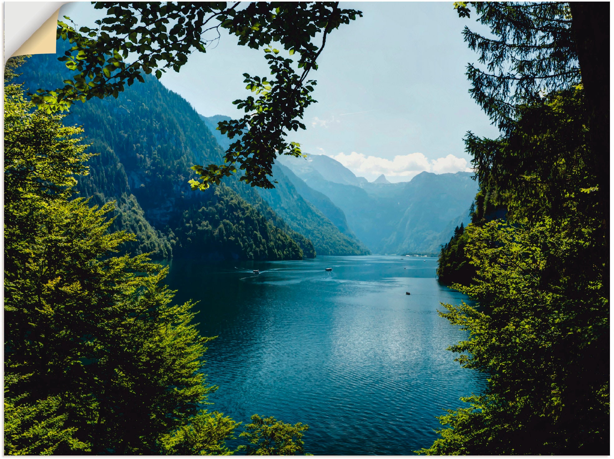 Wandbild »Malerwinkel Königssee- Alpen«, Berge, (1 St.), als Leinwandbild, Poster,...