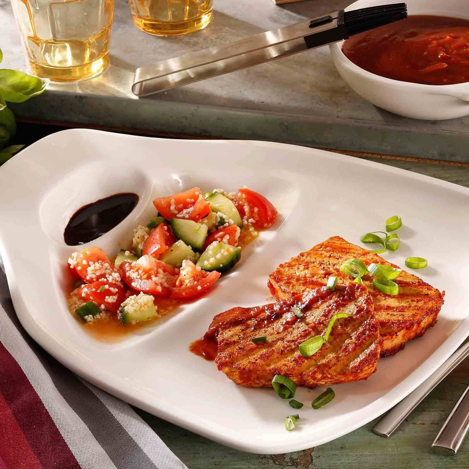 Villeroy & Boch Steakteller »Steakteller BBQ Passion 2er Set weiß«