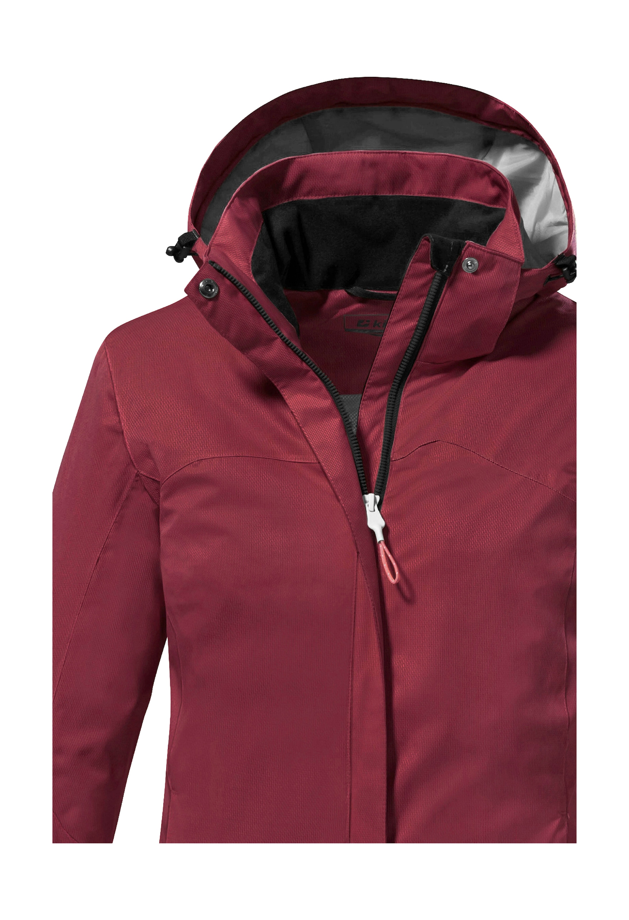 Killtec Outdoorjacke »KOS 133 WMN JCKT«, Wasser- und winddichte Damenjacke mit abnehmbarer Kapuze, PFAS-frei