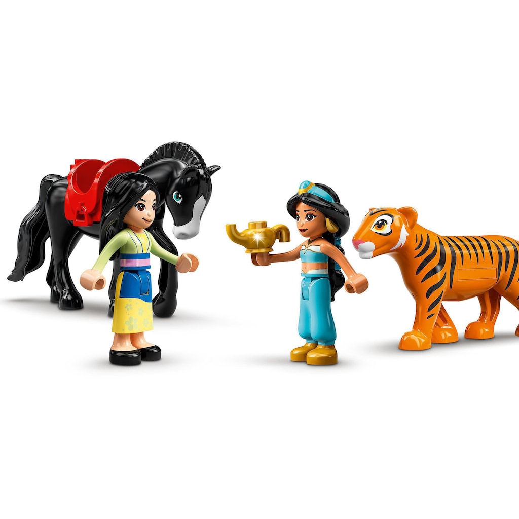 LEGO® Konstruktionsspielsteine »Jasmins und Mulans Abenteuer (43208), LEGO® Disney«, (176 St.)