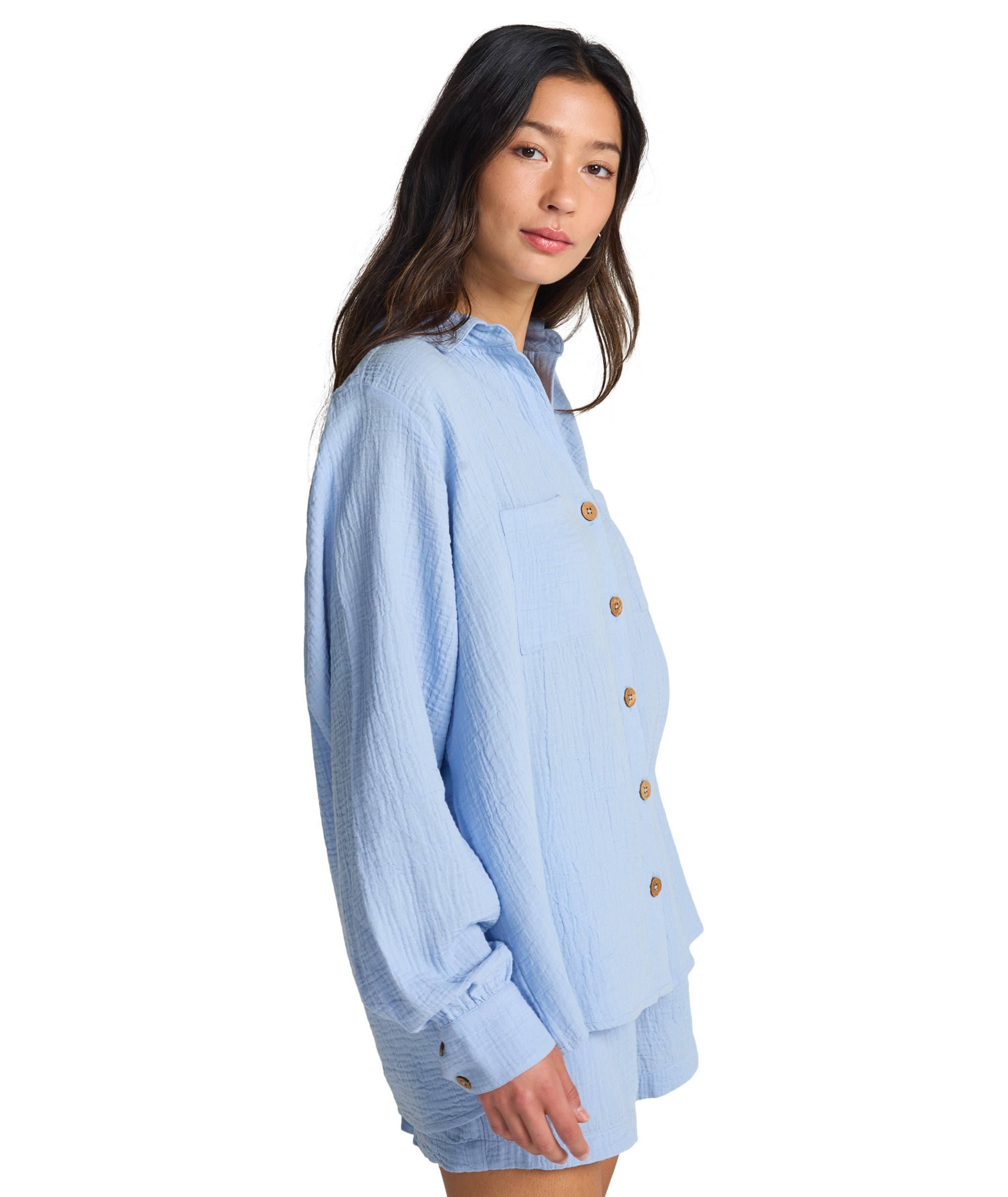 Billabong Hemdblusenkleid »SWELL BLOUSE« sportlicher Look, für Sportmode, Sommermode und Strandmode