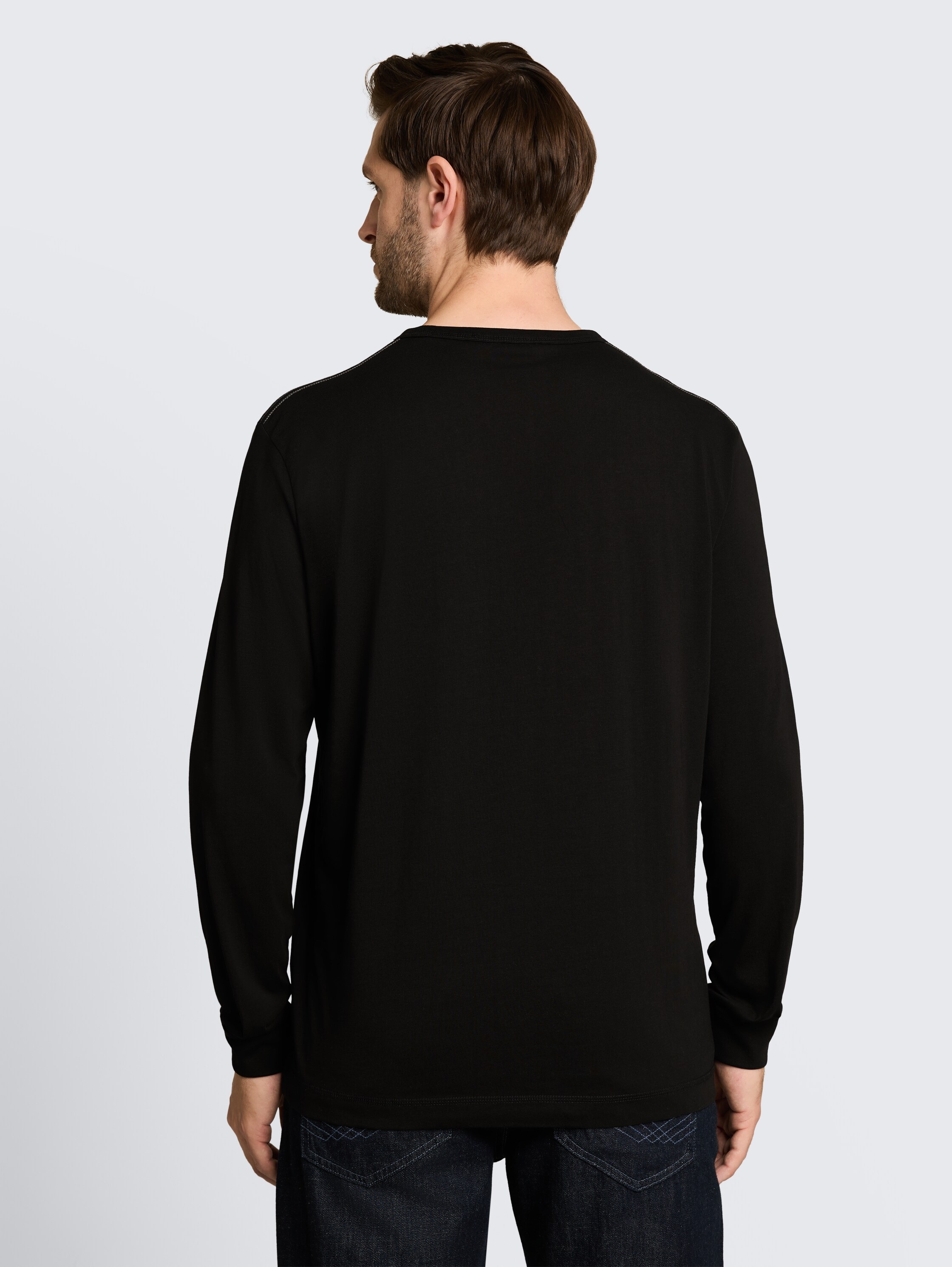 TOM TAILOR Langarmshirt mit Logo-Print