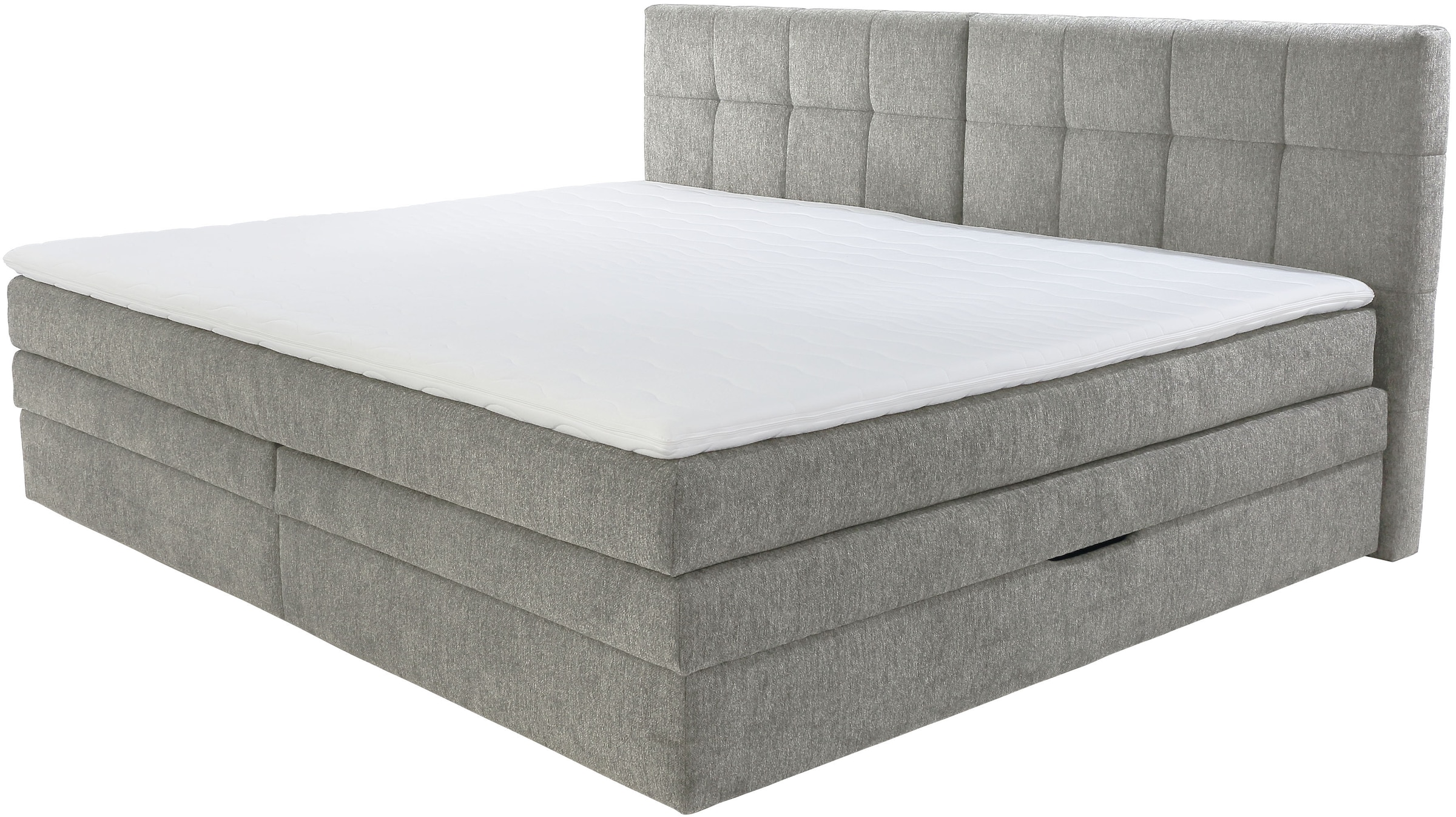 Jockenhöfer Gruppe Boxspringbett »Casa Grande in der Breite 240cm, Familienbett mit riesigem Bettkasten«, 7-Zonen-TTFK-Matratze, KS-Topper, verschiedene Härtegrade wählbar