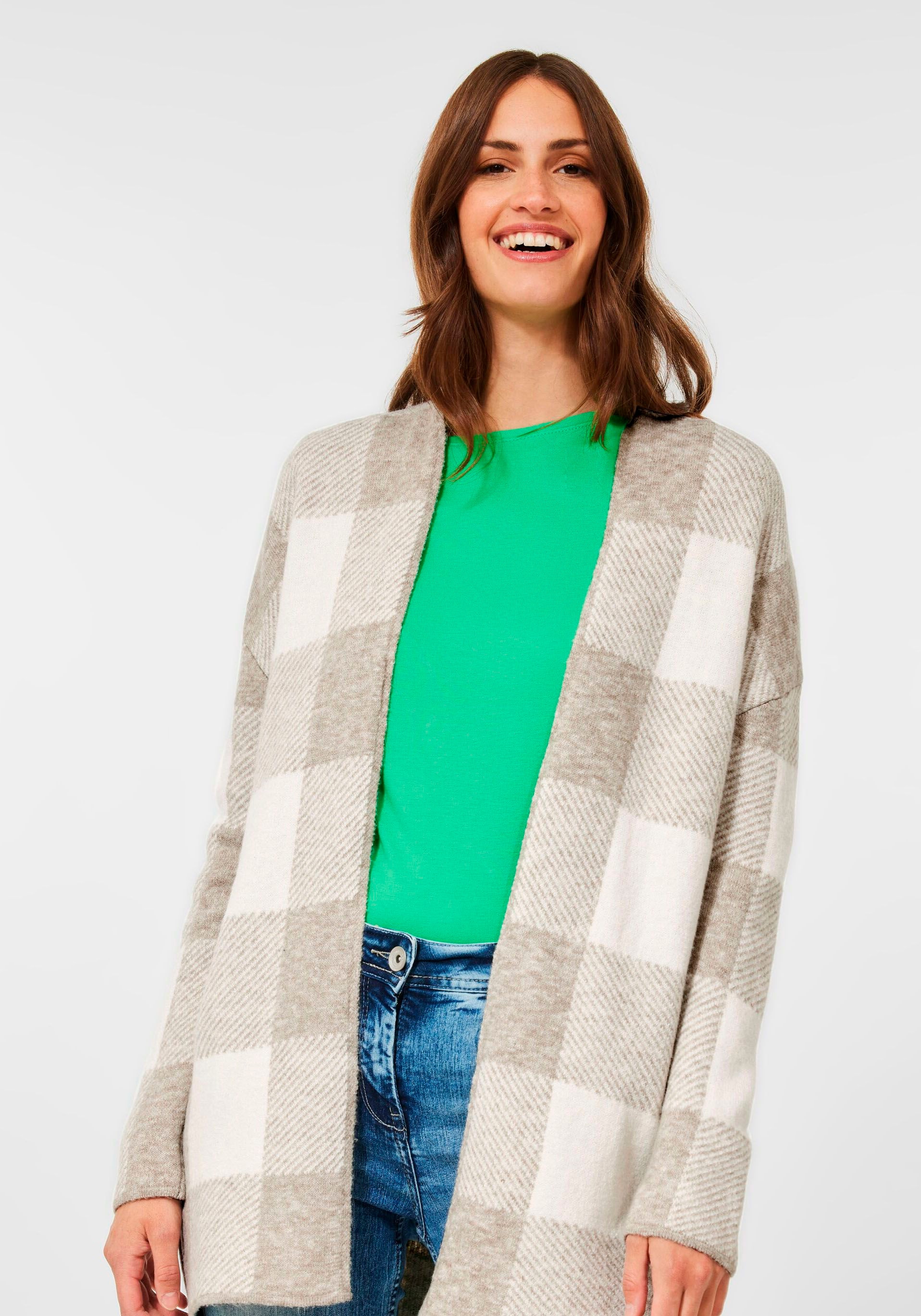 Cecil Cardigan mit Karomuster