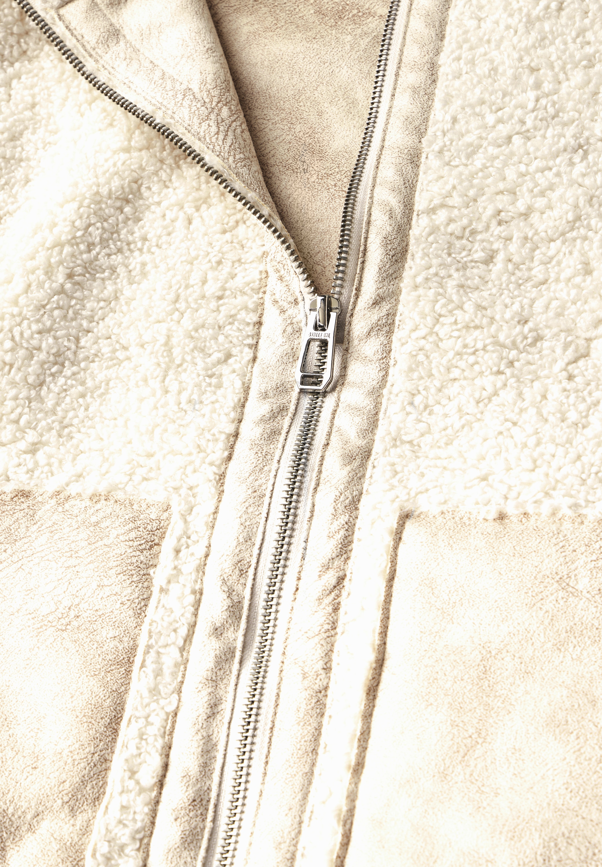 STREET ONE Jackenblazer, mit Shearling-Details
