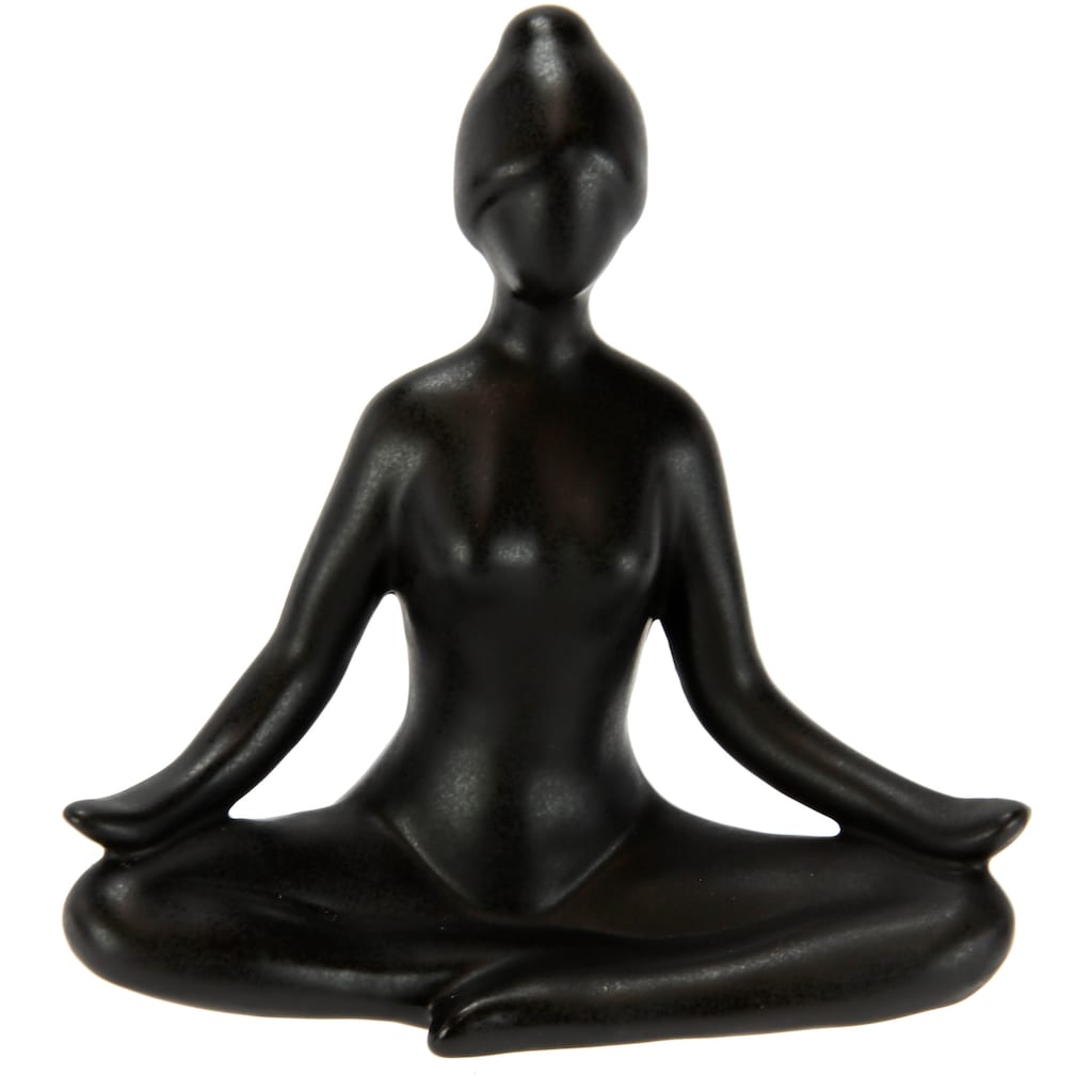 I.GE.A. Dekofigur »Yoga-Frau«, 2er Set, Yogafigur, Yogaskulptur