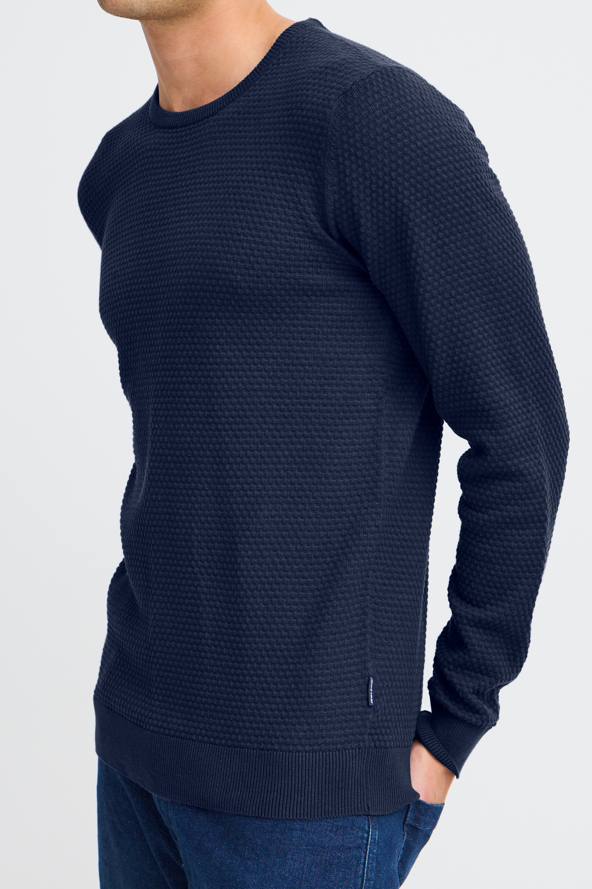 Blend Strickfleece-Pullover »Strickpullover BHREDHILL CREW NECK KNIT NOOS«