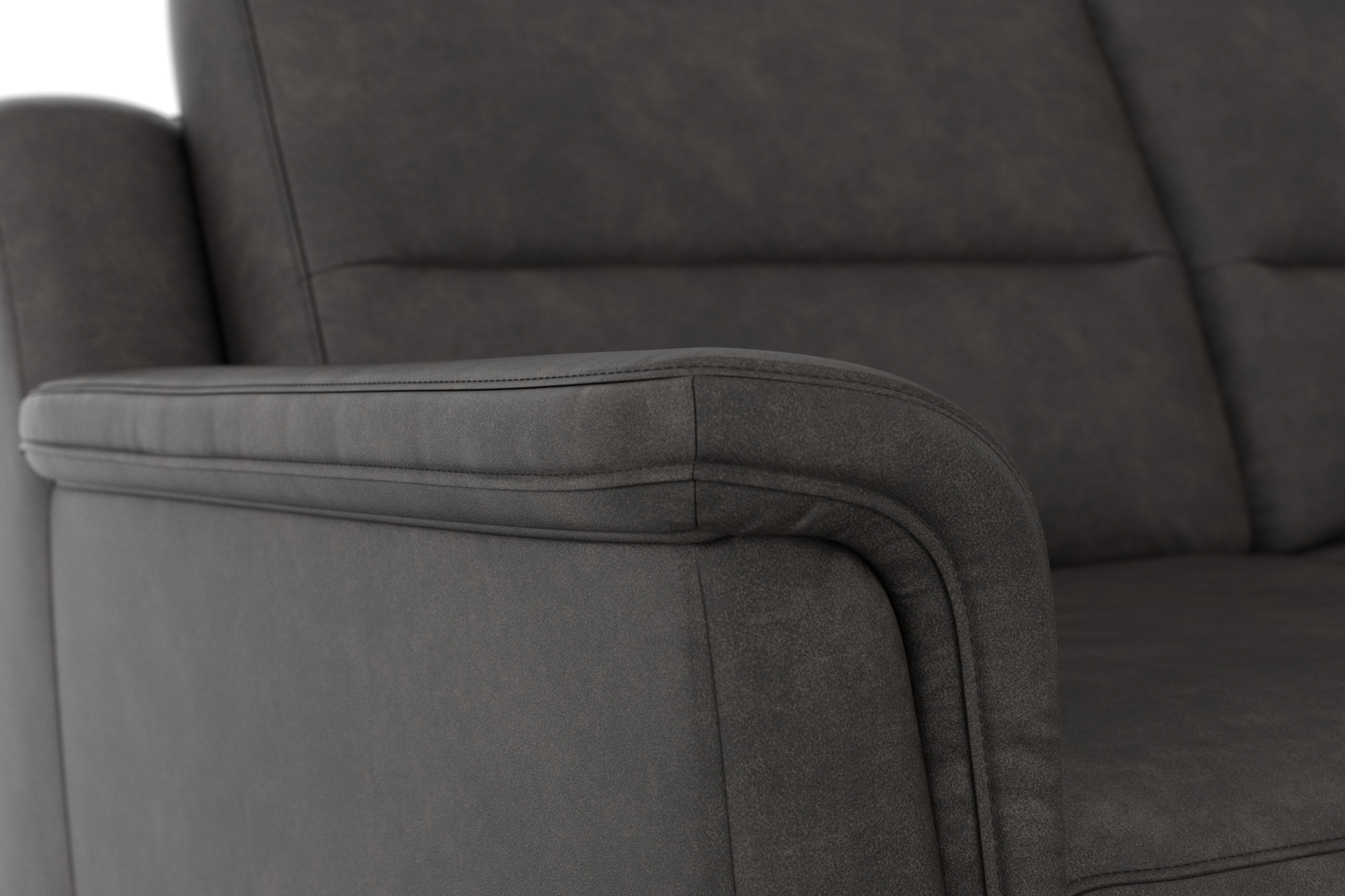sit&more Ecksofa »Farö L-Form«, inklusive Federkern, wahlweise mit Bettfunktion und Bettkasten