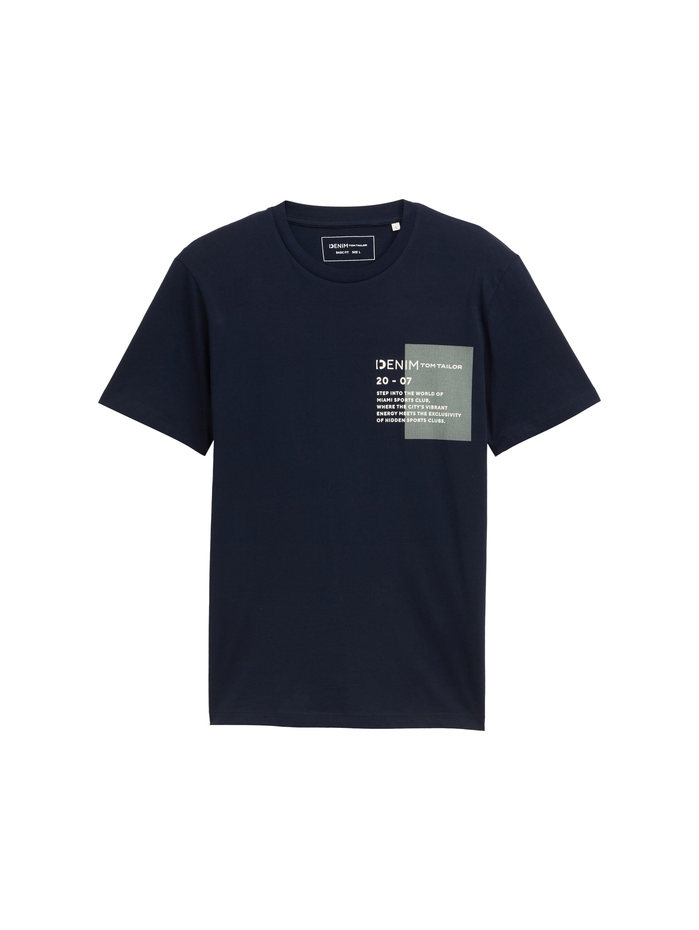 TOM TAILOR Denim T-Shirt, mit verschiedenen Logo Prints