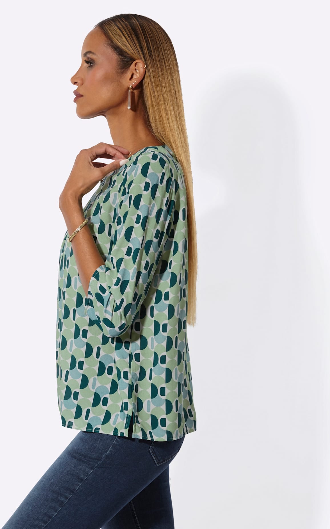 creation L Druckbluse