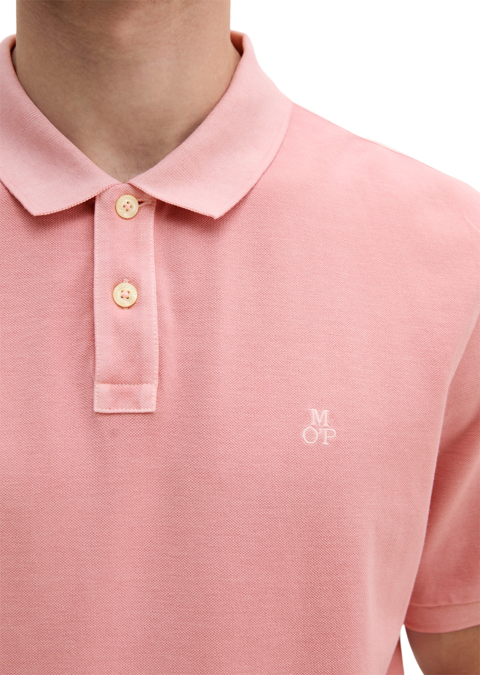 Marc O'Polo Poloshirt Piqué regular garment-dyed aus Bio-Baumwolle
